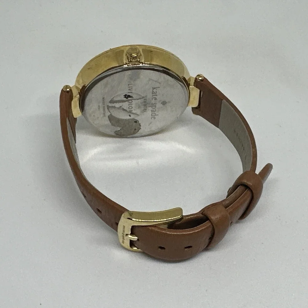 Kate Spade New York 0751 Women's Brown Mother Of Pearl Analog Dial Watch HME566